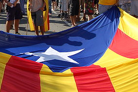 Demonstration Spanien