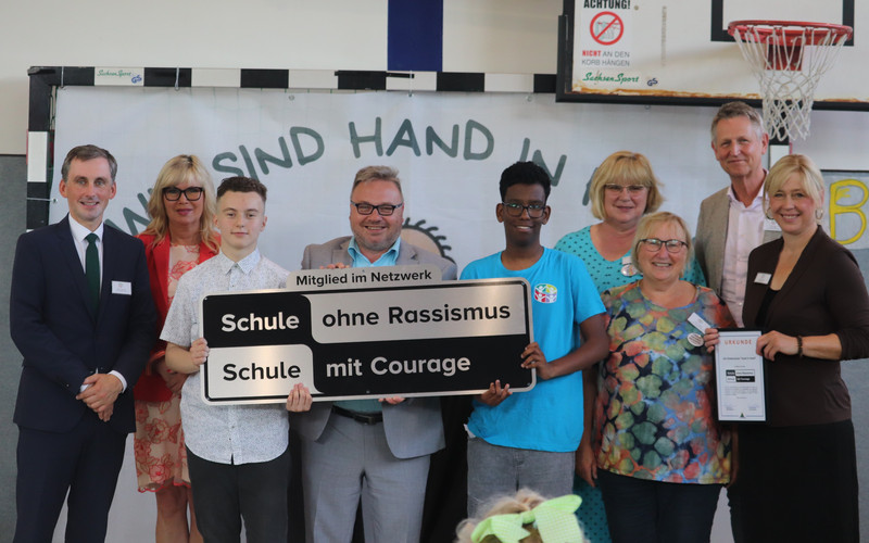 Aufnahmefeier in der Förderschule "Hand in Hand"