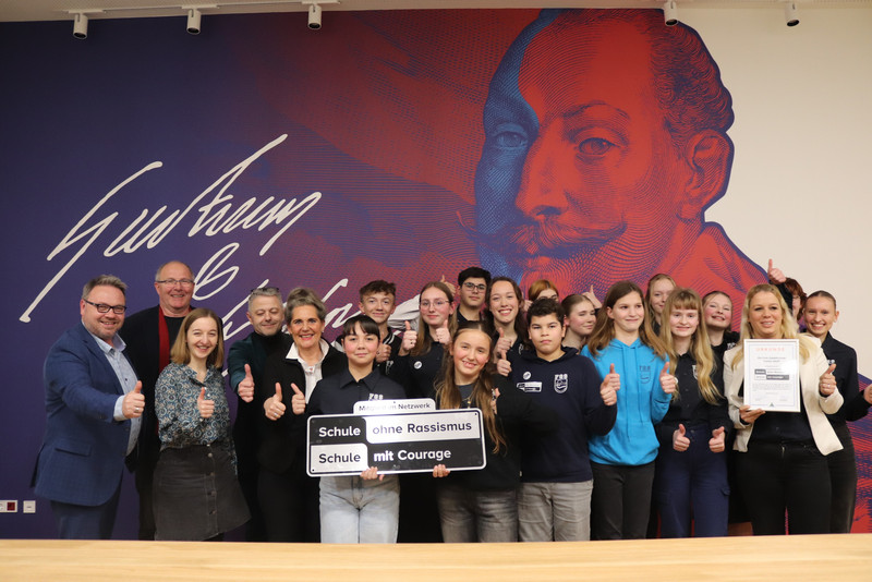 Die Freie Gesamtschule "Gustav Adolf" in Lützen gehört jetzt zum Courage-Schulnetzwerk.