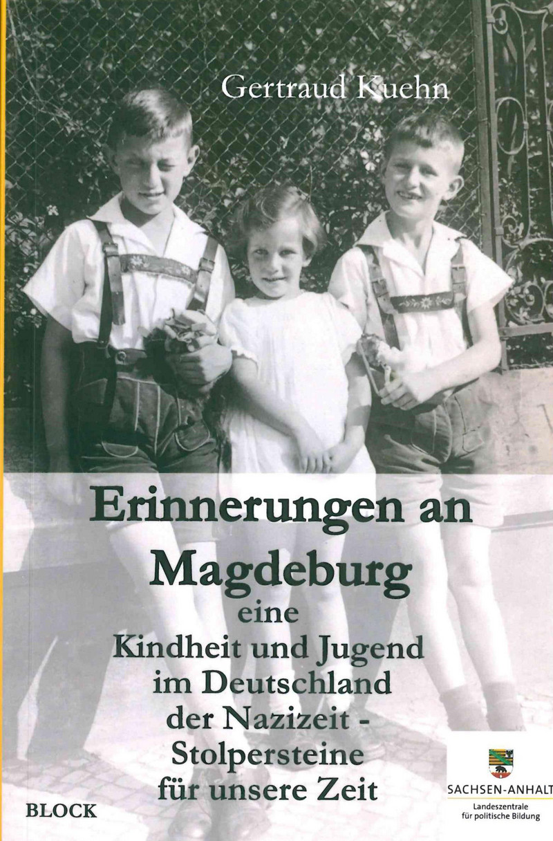 Cover des Buches ohne Text "Erinnerungen an Magdeburg. Eine Kindheit und Jugend im Deutschland der Nazizeit - Stolpersteine für unsere Zeit"