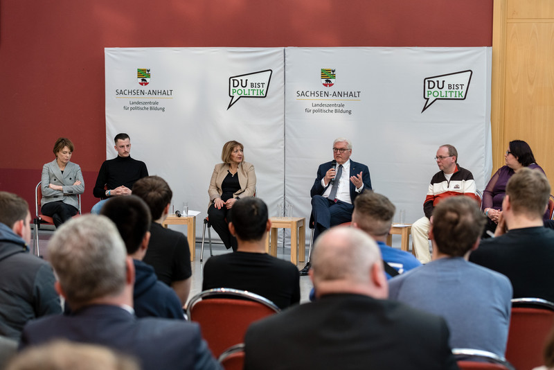 Besuch Bundespräsident Halle 2019