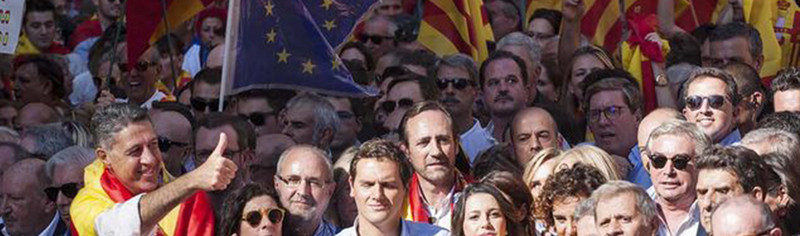 Demonstration in Spanien