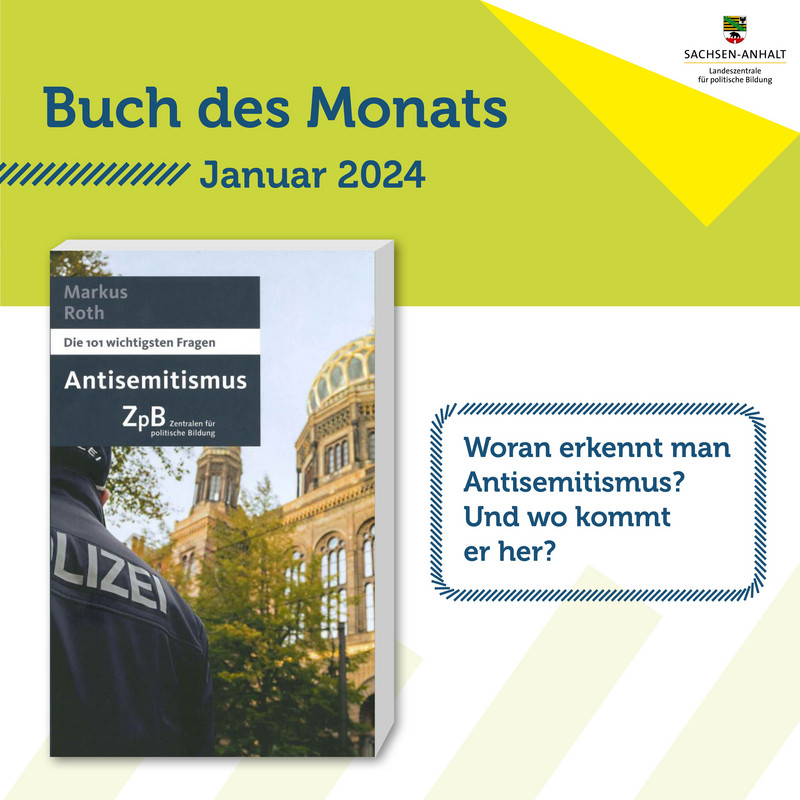 Unser Buch des Monats Januar: „Die 101 wichtigsten Fragen: Antisemitismus“