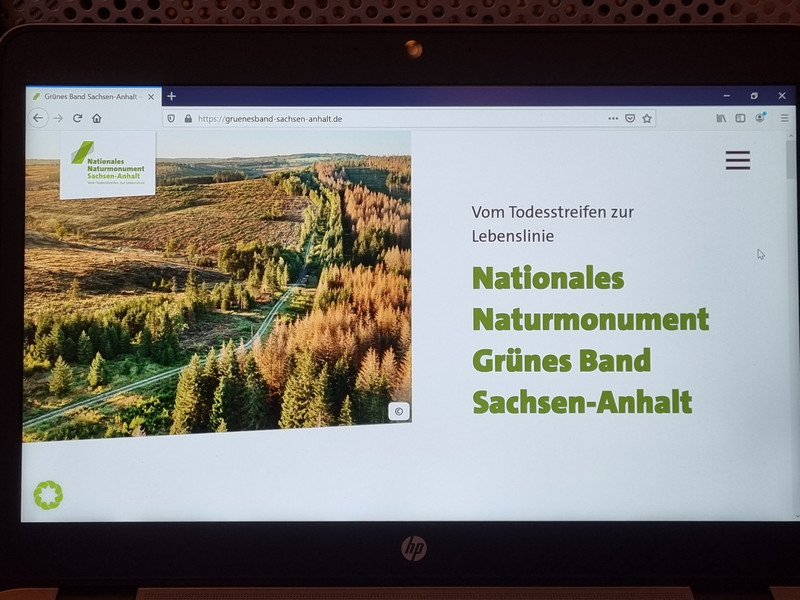 Internetportal zum Grünen Band in Sachsen-Anhalt