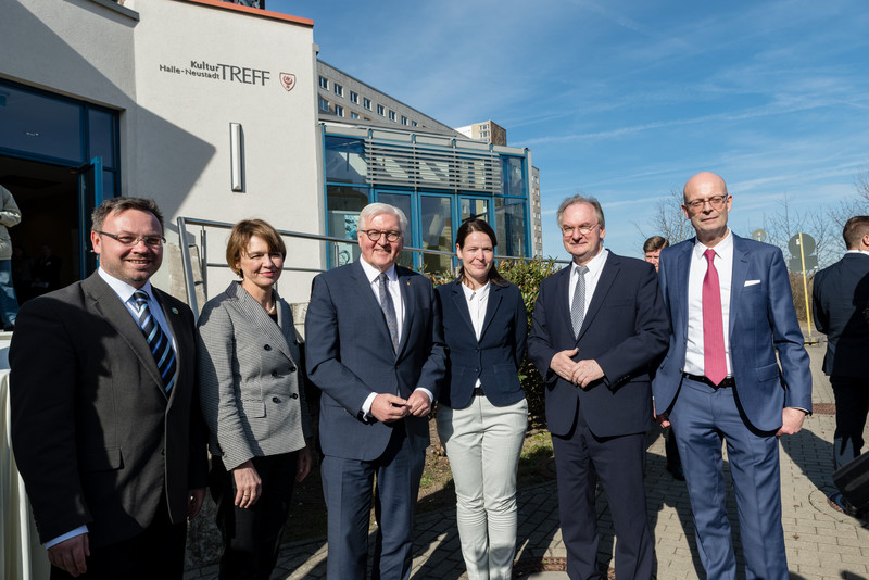 Besuch Bundespräsident Halle 2019