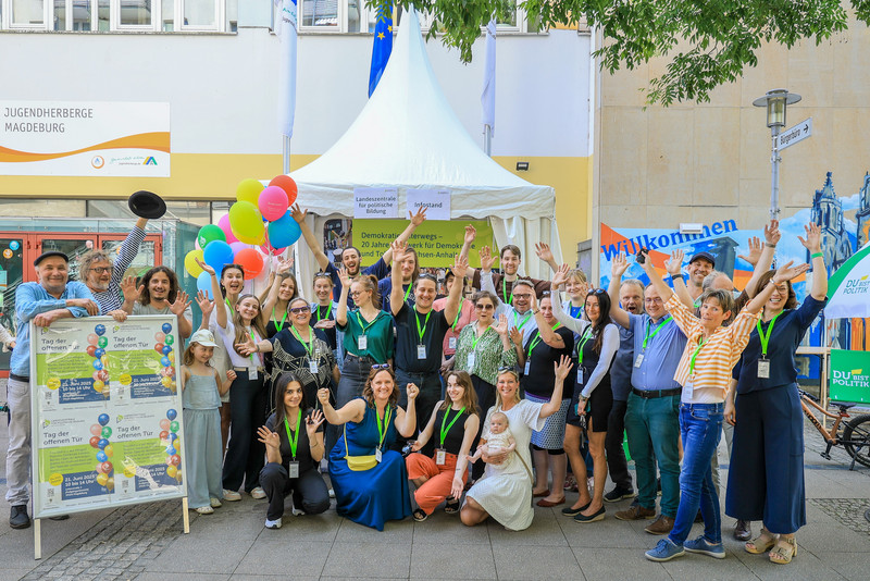 Erstmals gab es 2025 einen Tag der offenen Tür in der Landeszentrale und Angebote auf der Leiterstraße.